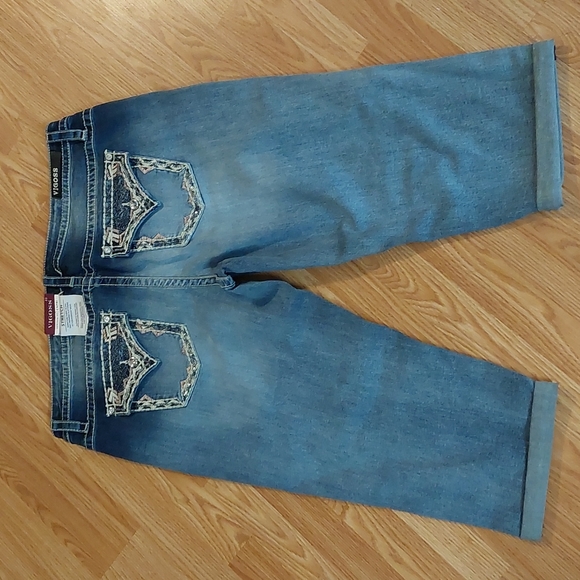 Vigoss, capri,jeans, size 22/L21, sretch - Picture 6 of 11